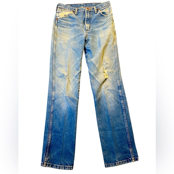 Wrangler Other - Wrangler Super Distressed Vintage Blokecore Denim Jeans 31/32
